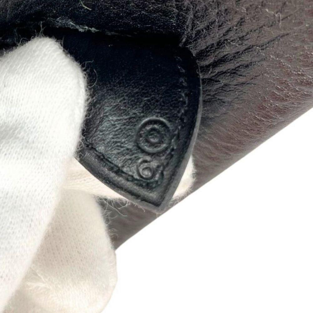 HERMES Victoria Shoulder Bag black/Brown Ardenne unisex Used