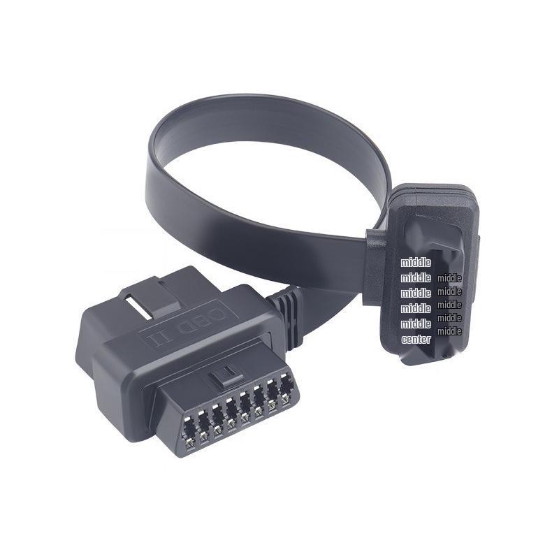 

OBD2 Dual-Port Extension Cable: Universal 16-Pin Splitter for Car Diagnostics