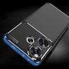 For Poco F6 Case Cover For Xiaomi Poco F6 Coque Shell Fundas Luxury Business Soft Carbon Fiber Protective Phone Case Poco F6