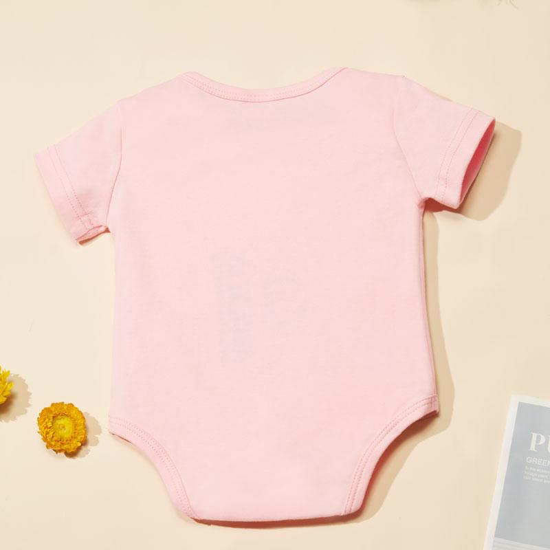 Cute & Comfy Cotton Short Sleeve Baby Jumpsuits With "DON'T MAKE ME CALL MY MIMI" Funny Print