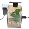 Aquarium Kit Innovative Universal Small Fish Tank Starter Kit with Filter Pump LED Clip Light for