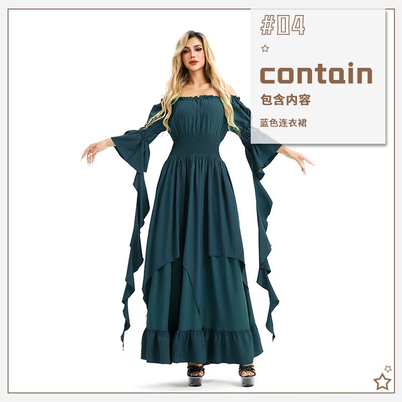 Court Vintage Medieval Renaissance Dress Performance Dress Oktoberfest Dress Ball Dress