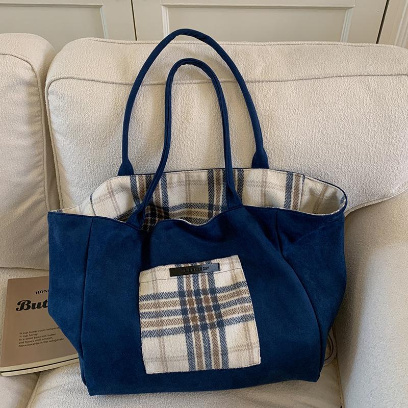 British-style Double Bread, Large-capacity, Laid-back Tote Bag