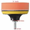 3-Zoll-Auto-Schaum-Bohrer-Polierpad-Polierpad-Kit Auto-Puffer-Polierschwamm-Pads-Kit-Set