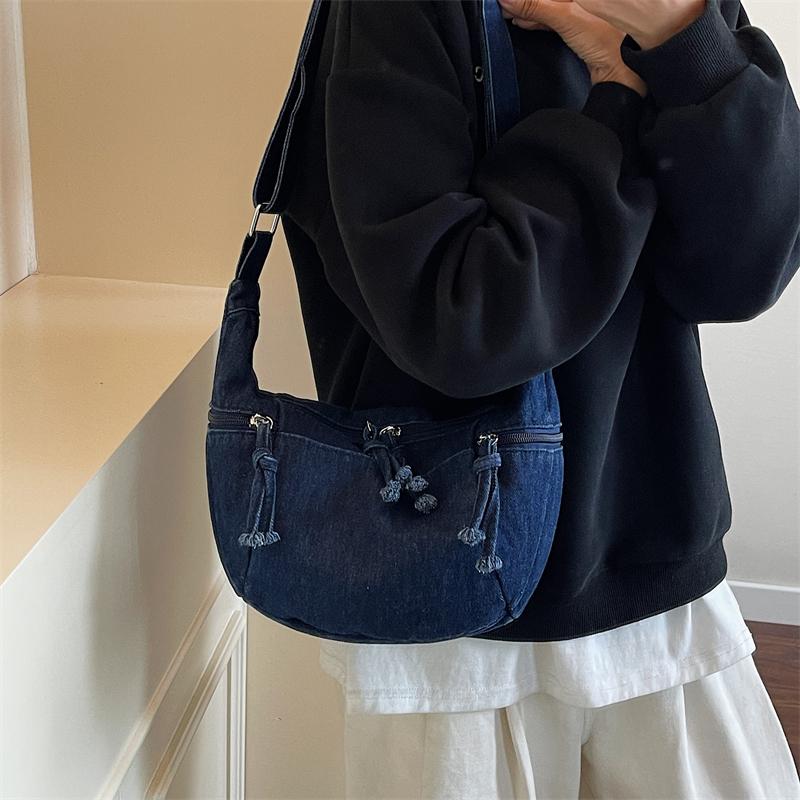 Denim Shoulder Bag Women's Tote Crossbody Bag
