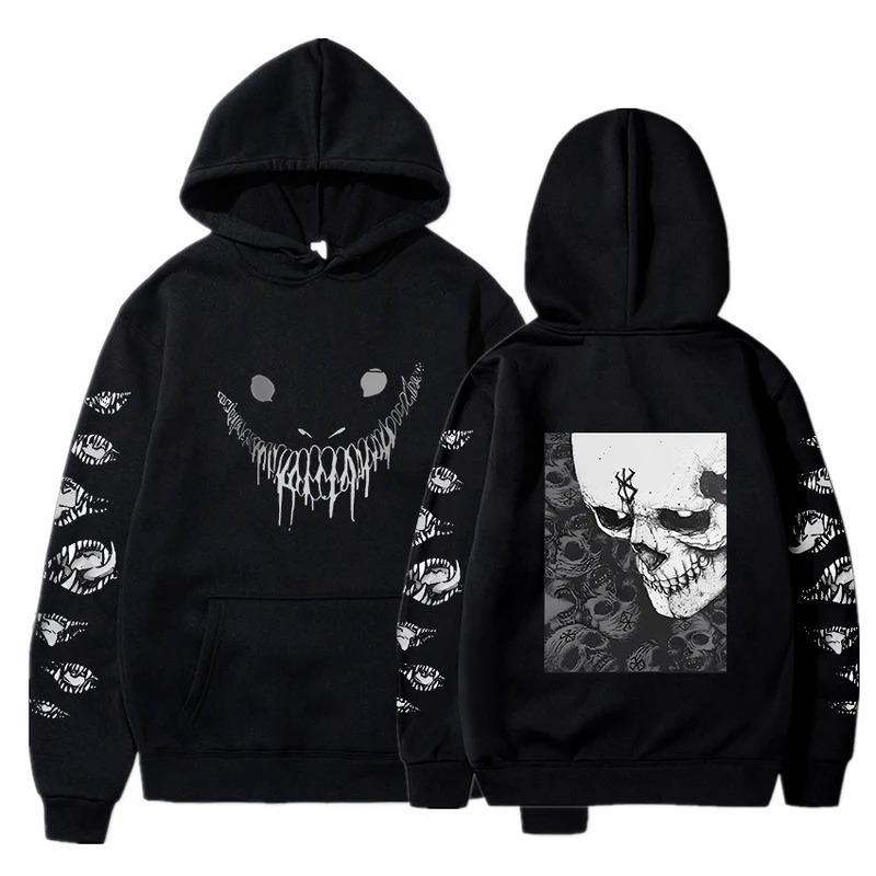Stylish Anime Graphic Hoodies for Men Hoodies