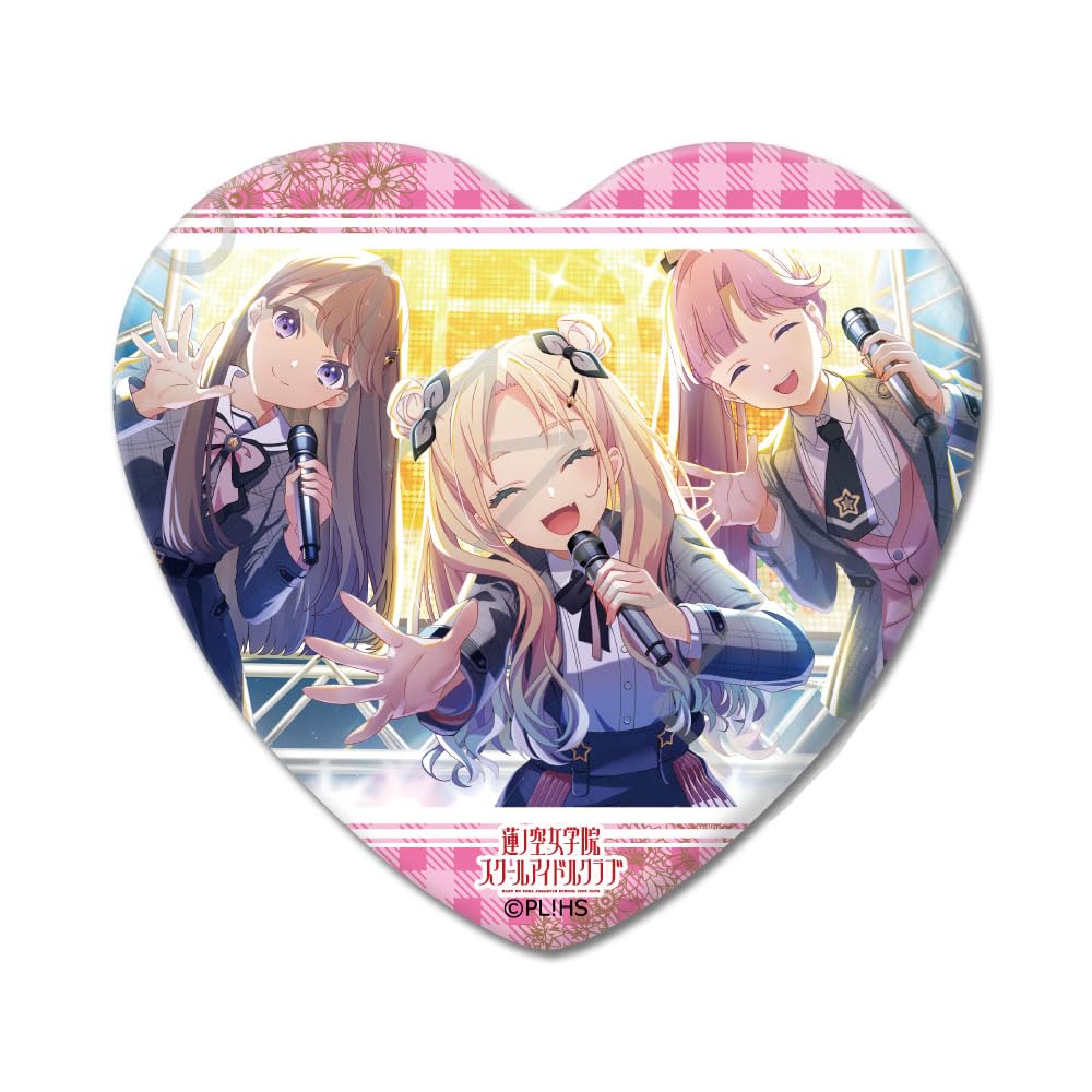 Hasunozora Academy School Idol 7th Can Badge Design OP  Love Live! Girls  Club  Heart-Shaped
