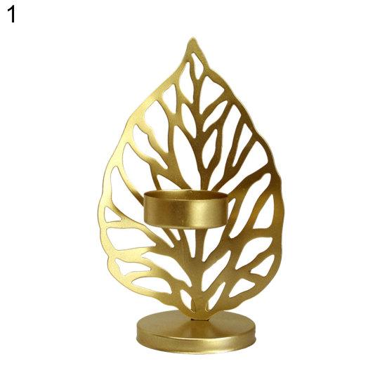 Utsökt Ljusstake Ljus Slitstark Romantisk Hållare Metall För Hemträdgård Sovrum