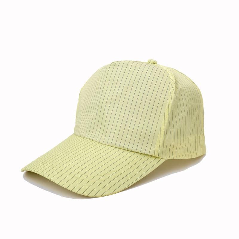 Antistatic Baseball Cap Breathable Dustproof Hair Shedding Proof For Factory Kitchen Workshop Use