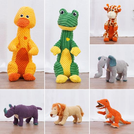 Plush Pet Chew Toy Squeaky Fish Interactive Cat Kicker Toy Soft Stuffed Animals Teething Toy for Indoor Dogs Cats And Kittens