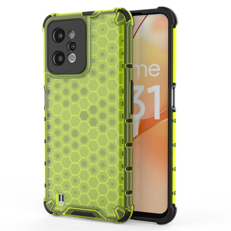 

Чехол для OPPO Realme C31 Мягкий силикон Броня Ударопрочный бампер Прозрачная защита Чехол для телефона Для RealmeC31 RMX3501 C 31 Задняя крышка For Realme C31 зелёный