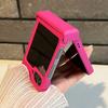 For Samsung Galaxy Z Flip 7 6 5 4 3 Zflip7 Z Flip6 Flip5 Flip4 Flip3 Candy Color Fold Phone Case Shockproof Liquid Skin Cover