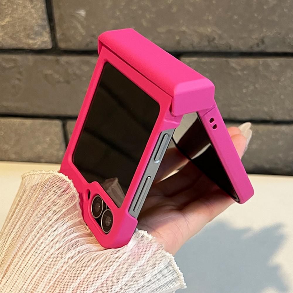 Für Samsung Galaxy Z Flip 7 6 5 4 3 Zflip7 Z Flip6 Flip5 Flip4 Flip3 Bonbonfarbe Faltbares Handyhülle Stoßfeste Flüssig-Skin-Abdeckung