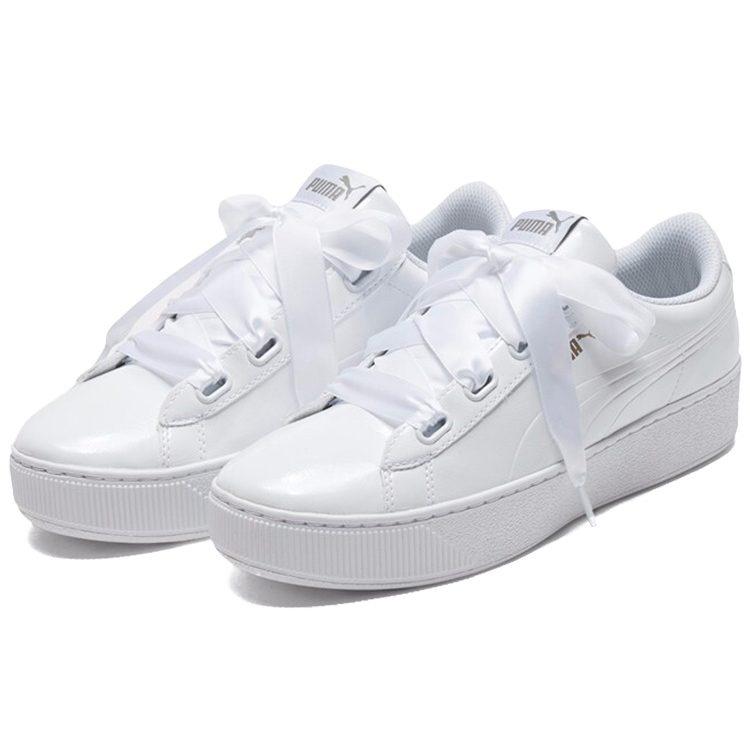 Puma Vikky Platform Ribbon White Women's 366419-02