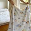 Winter Thick Milk Fleece Blanket Office Nap Sofa Bed Kids Students