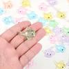 100/50Pcs Miniature Sting Ray Figurines Sculpture Realistic Resin Sting Ray Cake Topper Mini Sting Ray Sea Animal Figurine