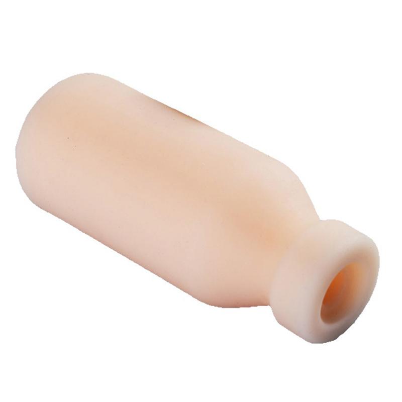 Milk Bottle Shape Male Masturbation Cup Tpe Masturbator Soft Emulational Vaginal Bulge Adult Sex Toys For Men Penis Trainer