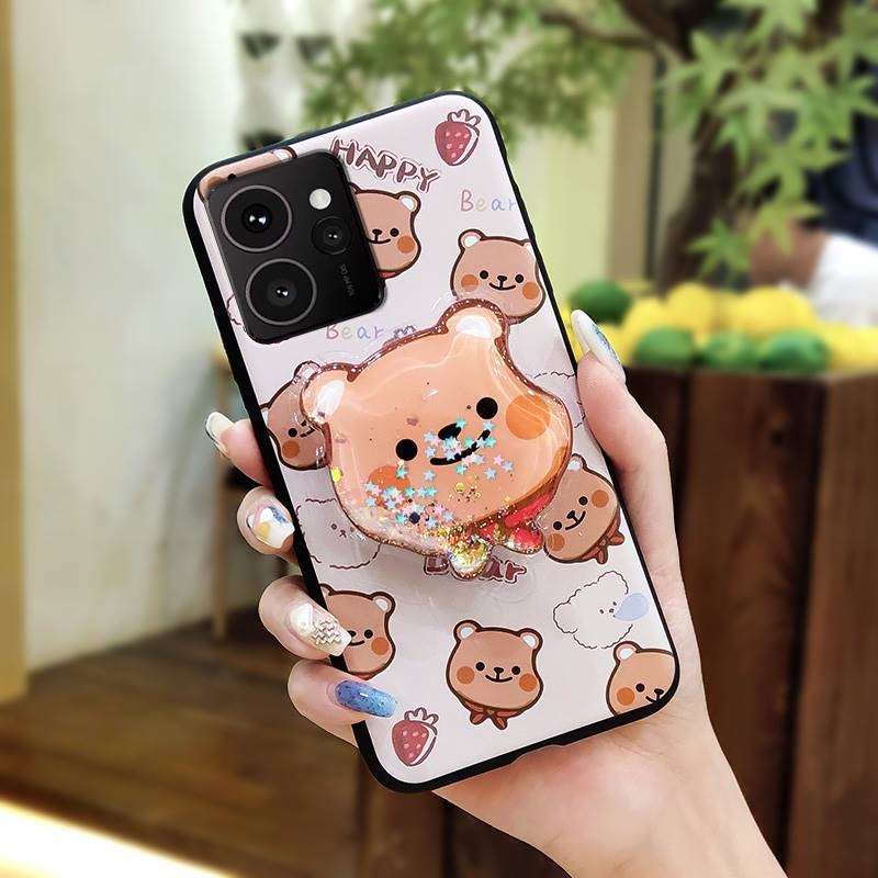 Glitter Cartoon Phone Case For Nokia HMD Skyline Skin Feel Silicone Dirt-resistant Cute Protective Fashion Design TPU