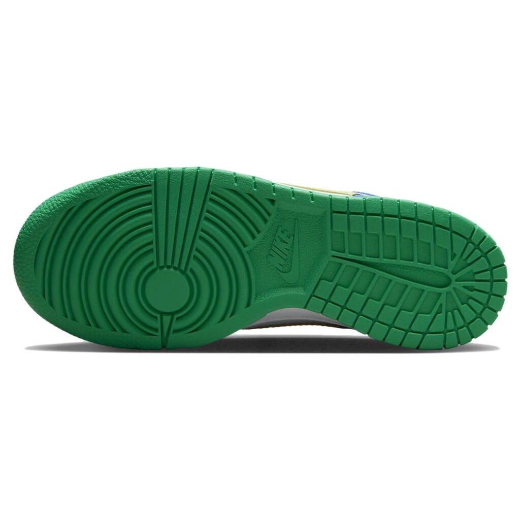 Nike Dunk Low GS Stadium Green Royal Kids Sneakers White Game-Royal Light-Lemon-Twist FN6973-100