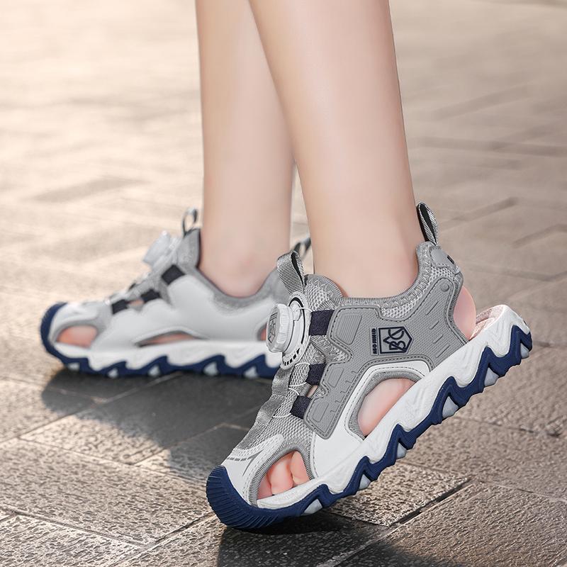 28-39 Kids' Beach Sandals Closed Toe Anti-collision Girls' Beach Sports Sandals for Boys
