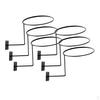 6 Display Rack, Motorcycle Bicycle Helmet Holder, Hanger Rack Jacket Hook Screws Wig Ball Storage
