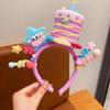 Birthday Twisting Stick Headband Eye-Catching Birthday Cake Headdress, Children'S Birthday Hat Dinner Party Photo Props