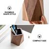 1 porte-stylo en bois massif, rangement de papeterie, conteneur en bois, cadeau d'affaires