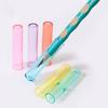 30Pcs/Set Pencil Cover Assorted Colors Clear Vent Hole Heavy Duty Mini Protective Plastic Kids Wooden Pencil Extender School Supplies