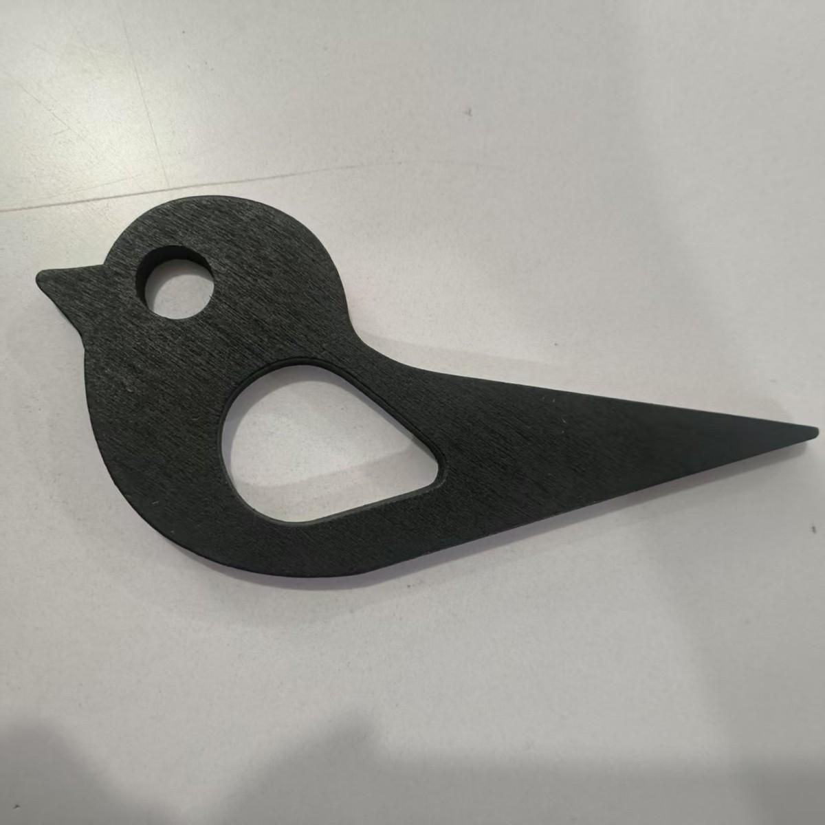 

Черный дверной стопор в форме птицы, Деревянный ажурный декор ручной работы, Напольное украшение для дома, Художественная скульптура птицы чёрный