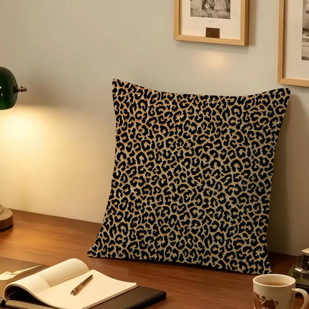 Short Velvet Leopard    Pillow Cover Design cushion Cover decor Holiday Decorati