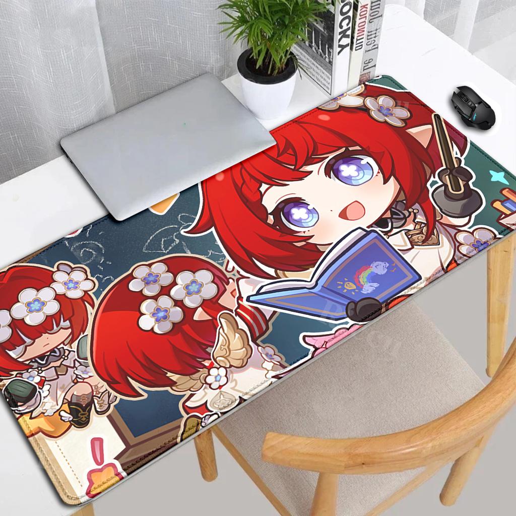 Tribbie Honkai Star Rail Mouse Pad PC XXL Keyboard Rug Laptop Star Gaming teclado Mousepad Computer Anime Gamer Cabinet Desk Mat