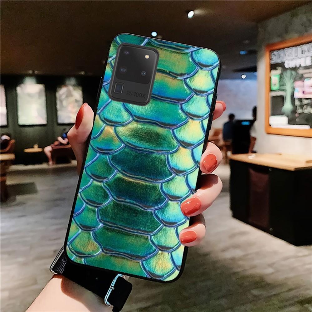 Snake Skin Phone Case For Samsung S 9 10 20 21 22 23 30 23 24 plus lite Ultra FE S10lite Fundas
