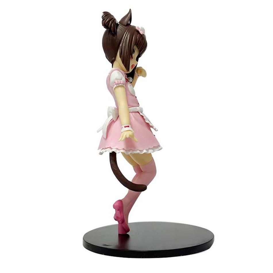 NEW 18CM Cat Maid Anime NEKOPARA Figure Chocolates Vanilla Cute Pretty Cat Style Model PVC Static Child Toys Collectible Gift