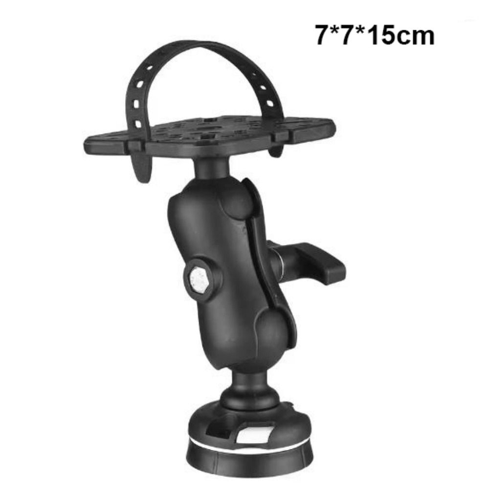 Black Fish Finder Mount Nylon Boat Rotating Bracket New Universal Kayak Holder  Plate Accessories