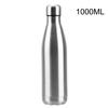 Single Wall Water Bottle 350ML 500ML 750ML 1000ML Stainless Steel Vacuum Flask Water Kettle Cola Drink Bottle For Travel Sports