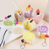 Creative Swiss Roll Squishy Toy Anxiety Relief Realistic Food Pinch  for Kids Adults