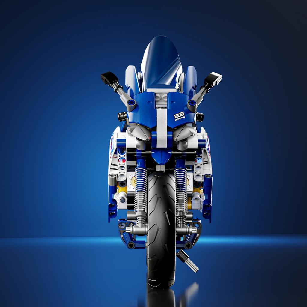 446PCS Motorcycle Construction Bricks Toy Kit Speed City Assembly Puzzle Model Blocks Education Desktop Decor Gifts