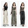 TonLion Women's Sun Protection Wide-Leg Cargo Pants
