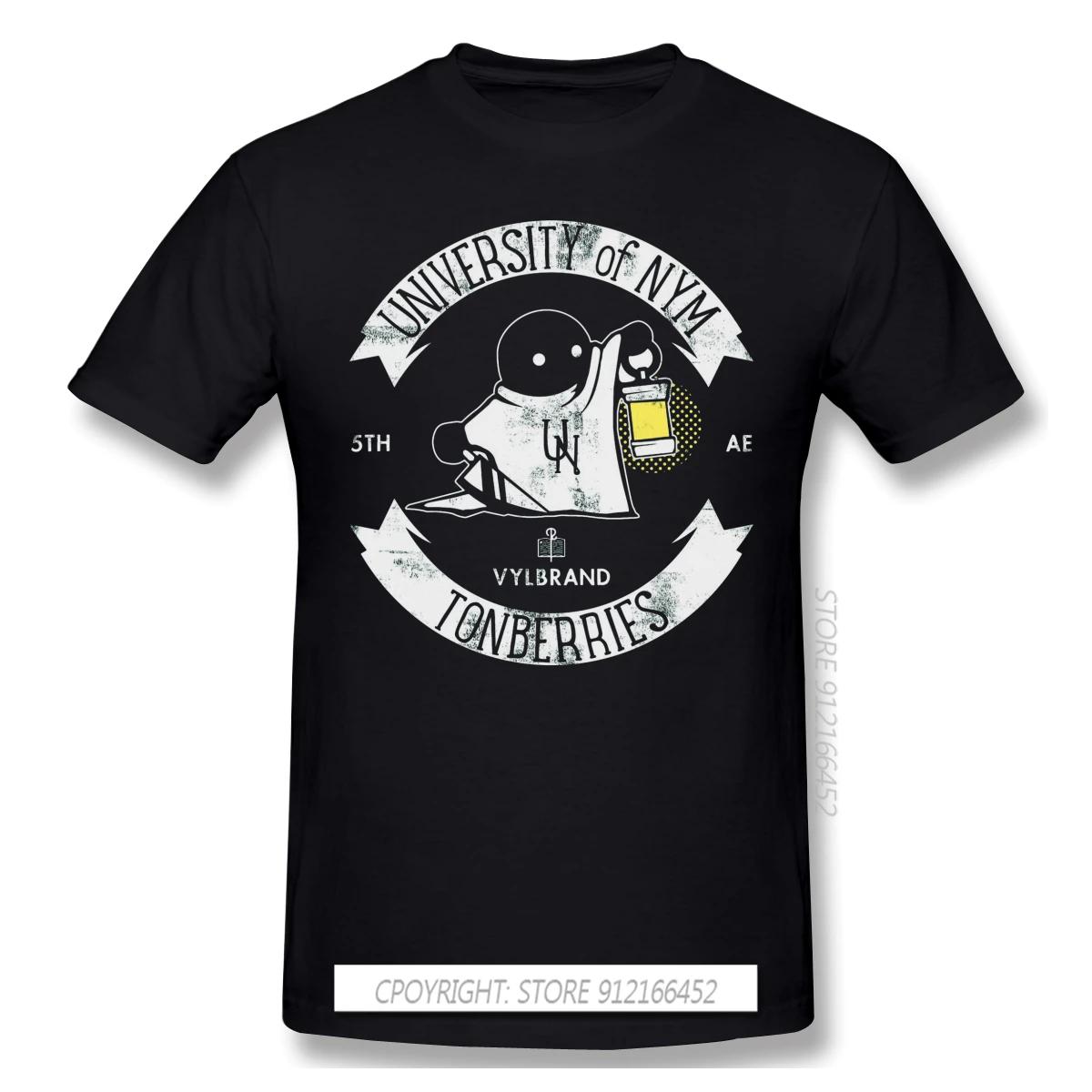 T-Shirt For Men Universittyy Of Nym TONBERRIES FFXIV Tees Pure Cotton Final Fantasy Role Playing Video Game Series Short Slee... S разноцветный