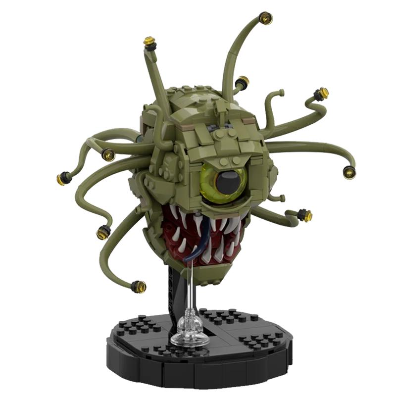 MOC DIY Dungeonsed-Beholders/Demo Cannibal Monster Building block kit Robot Game Character Monster Brick Kids Birthday Toy Gift