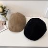 Forward Hat Vintage Hat Autumn Winter Suede Beret Women's Cap