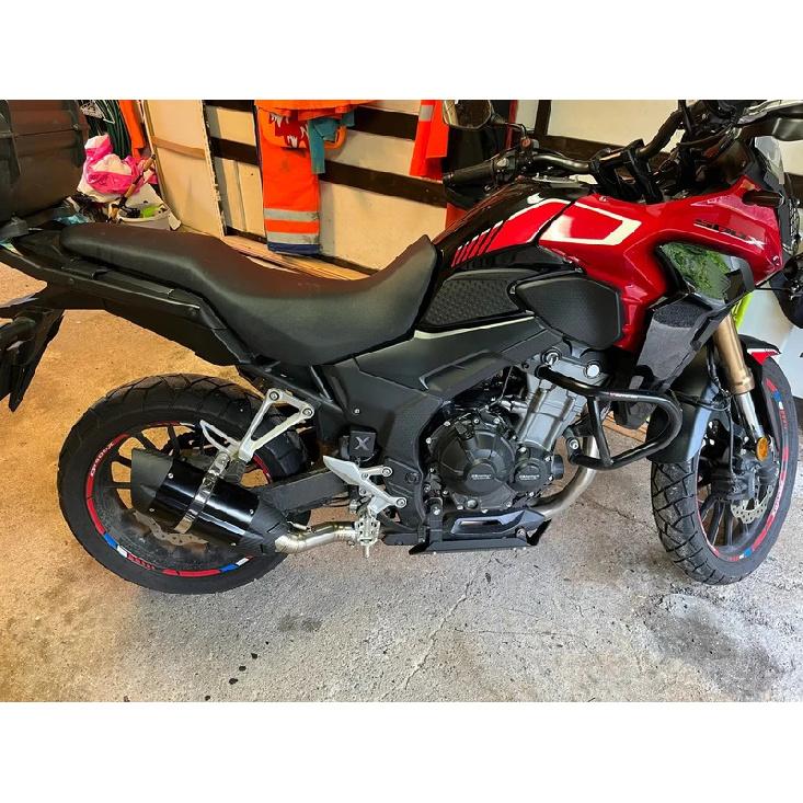 Motorcycle Exhaust Escape Modify Mid Link Pipe For Honda CBR500 CBR500R CB500F CB500X CB400 CBR400 CB400X CB400F 2016 - 2022