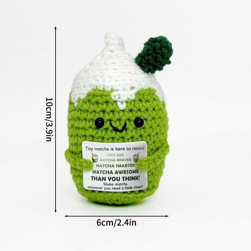 Crochet Positive Energy Doll Pocket Hug Gifts Handmade Knitted Ornament Handmade Doll Valentine's Chrismas Gifts Navidad 2026