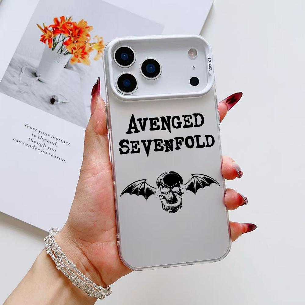 Coole A-Avenged Sevenfold Handyhülle Für iPhone 17 16 15 14 13 12 11 Pro Max Air Matt Laser Aurora Stoßfest Funda