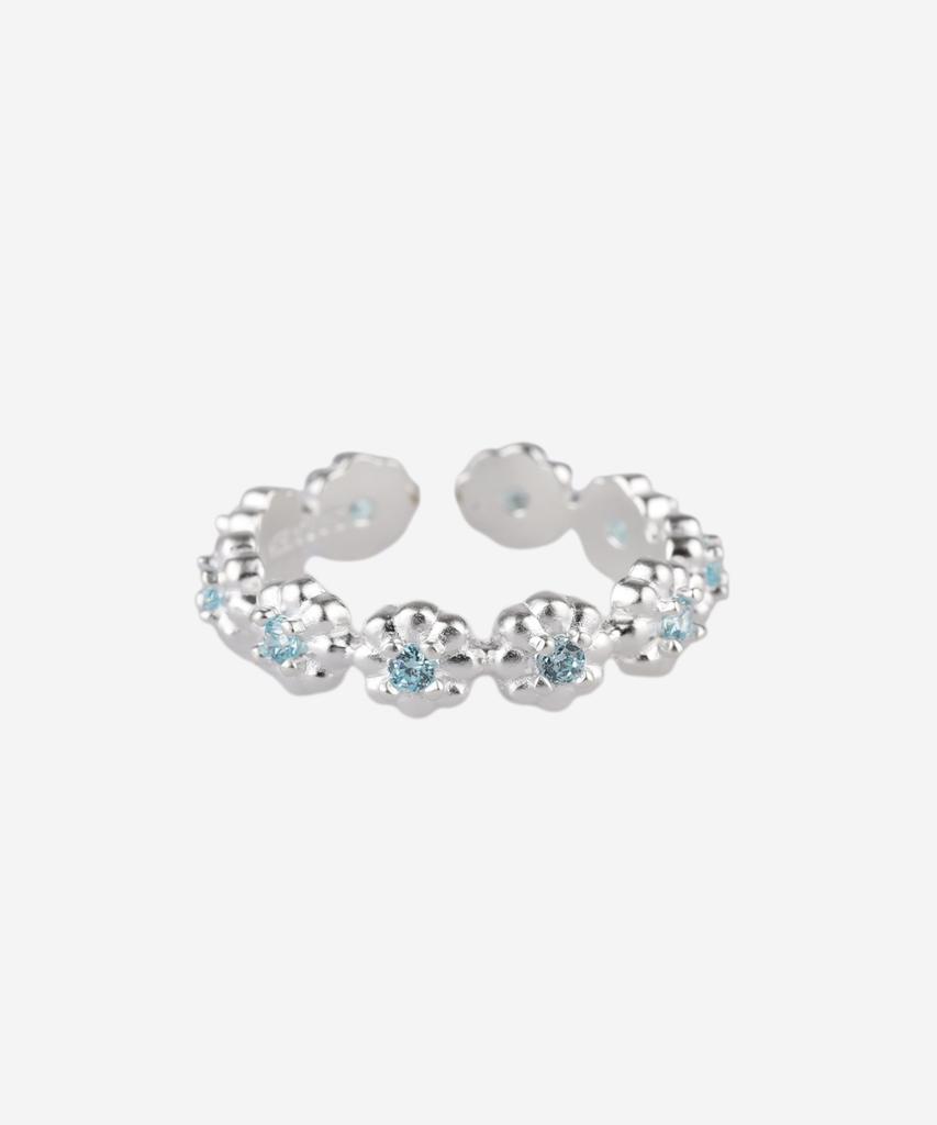 Silvertag Brf-26Ss2 Aquamarine Ether Silver Ring
