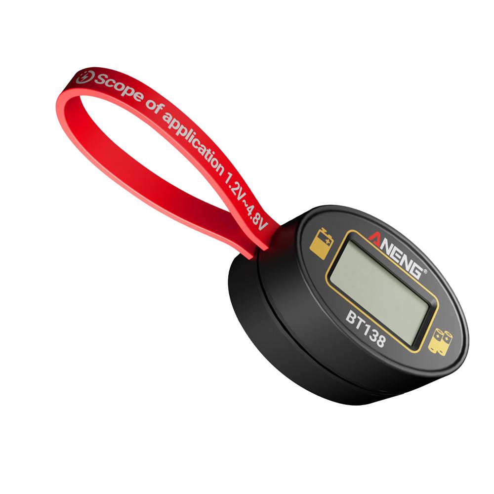 ANENG BT138 Магнитный тестер батареи Цифровой детектор мощности 1-секундное обнаружение Портативный точный тестер батареи с силиконовыми проводами