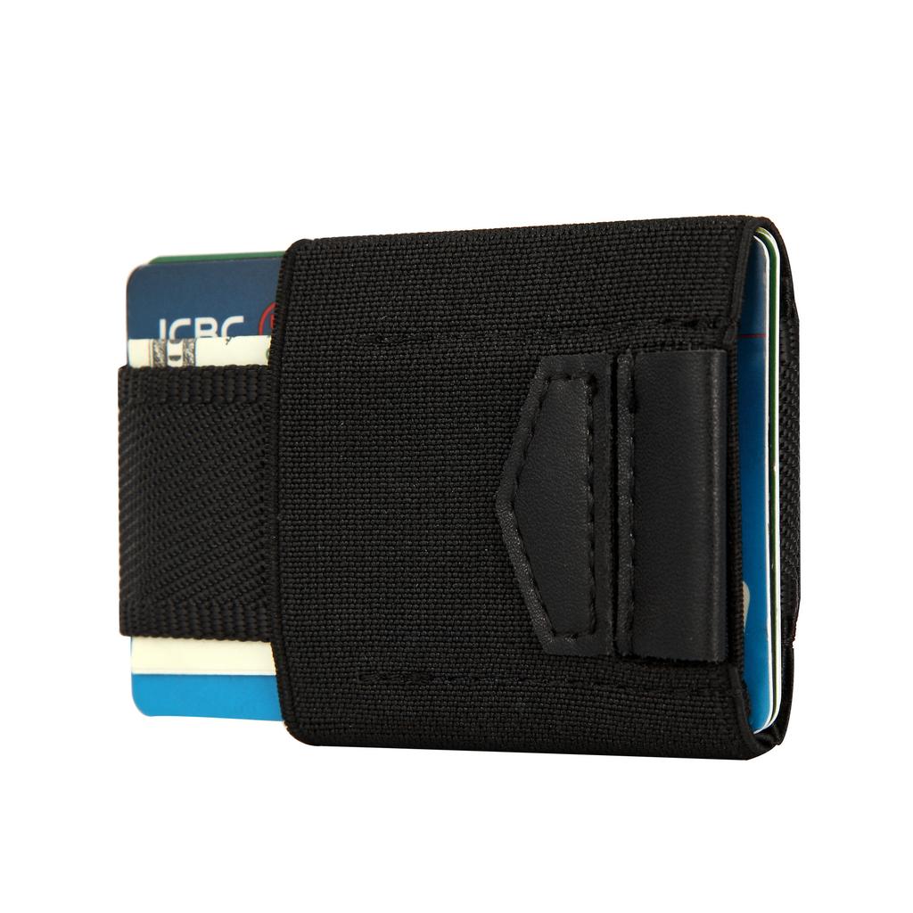 Minimal Elastic Wallet Men's Mini Elastic Card Pack Credit Card Bank Card Clip Gift