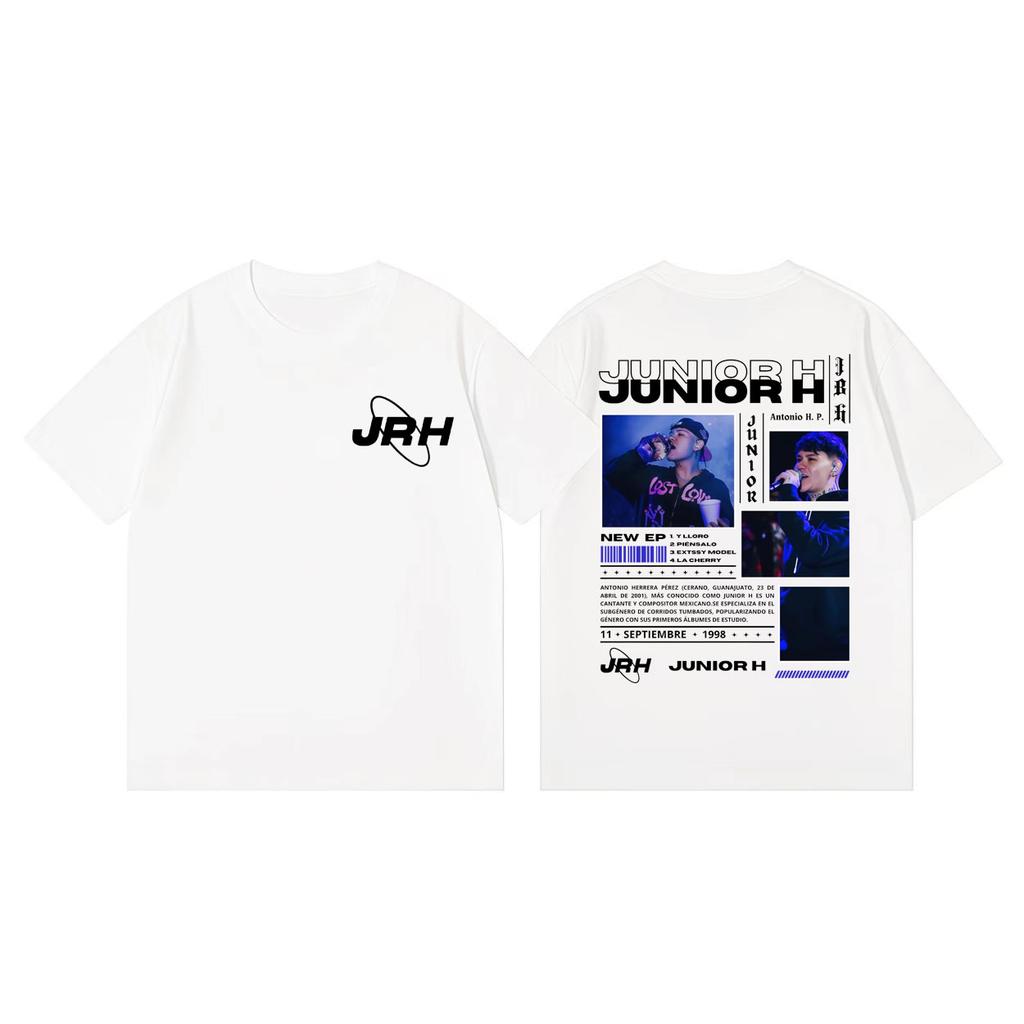Singer Junior H Graphic T Shirt Men Women Clothing High Quality Fashion Tshirts Summer Casual Loose Cotton Short Sleeve Tshirt
