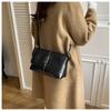 Retro Style Faux Leather Square Shoulder Bag Large Capacity Crossbody Purse for Women KTB