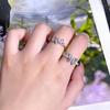 [Butterfly Diamond Qingyin] Small Fresh Enamel Butterfly Opening Ring, Super Fairy Zircon Niche High-End Exquisite Ring